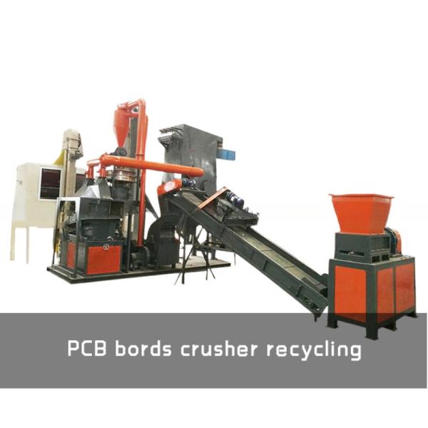 Máquinas de reciclagem de metais ecológicas para PCB Processos de reciclagem de placas em mineração de energia