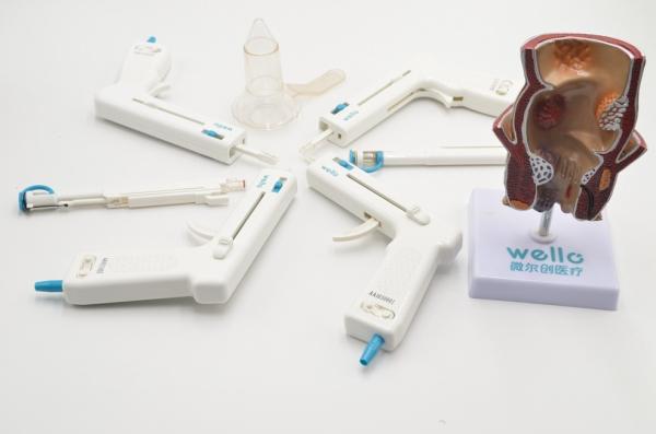 Painless / Minimal Invasive Hemorrhoid Ligator Bands , Disposable Bleeding Hemorrhoids Treatment