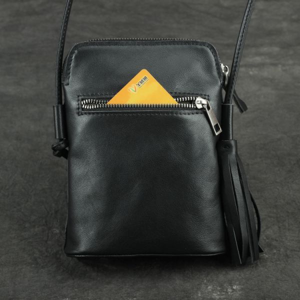 Messenger Sling Soft Large Black Genuine Leather Hobo Handbags