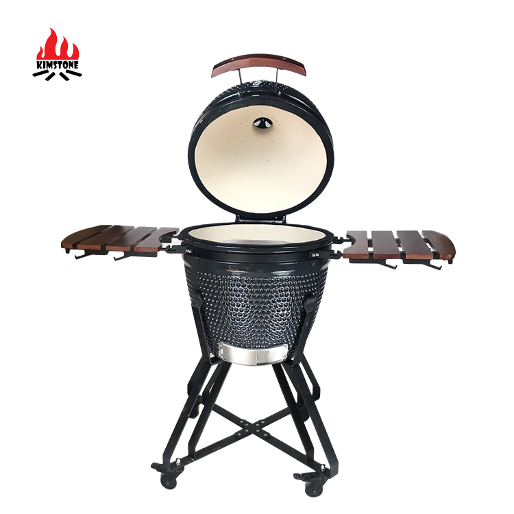 KIMSTONE Barbecue Griller Charcoal Kamado Grill Kamando Asador De Ceramic Komado 21 Smoker Bbq Grill