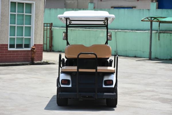 Luxury Driving Cabin Club Car 6 Passenger Golf Cart With 2 External Rearview Mirrors