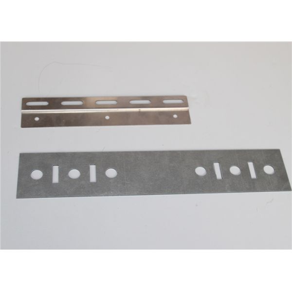 OEM Square Galvanized Stainless Steel Stamped Parts Black Color ISO9001 Standard