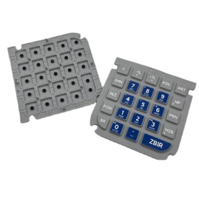 Numerical Keyboard Keys, Conductive Carbon Particles, High-Quality Customized Silicone Rubber Keys