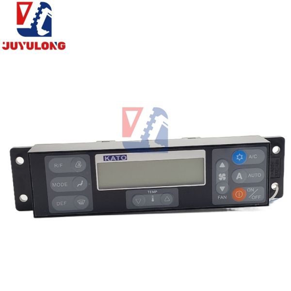 JUYULONG  New  Air Conditioning Controller Panel Switch 51589-17510 for Kato HD512 820 1023 1430-1-2-3R Excavator Parts