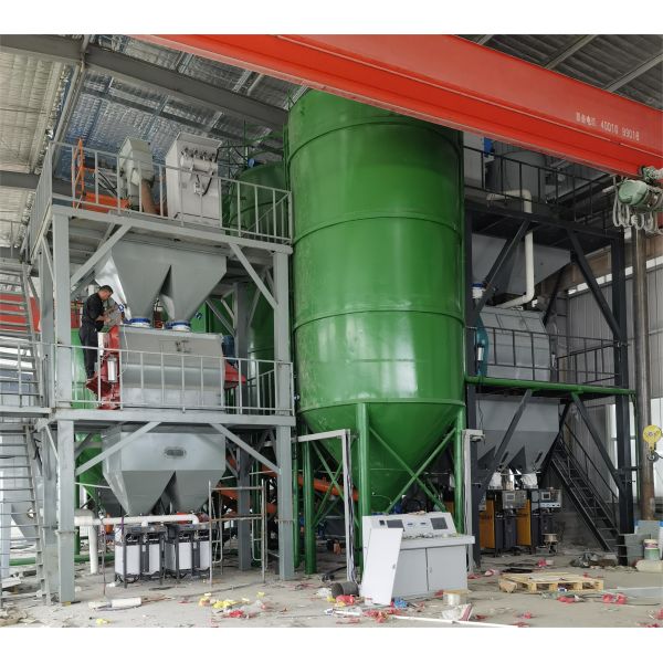 Planta de hormigón de mezcla seca Línea de producción de mortero de mezcla seca Planta de mortero de mezcla seca