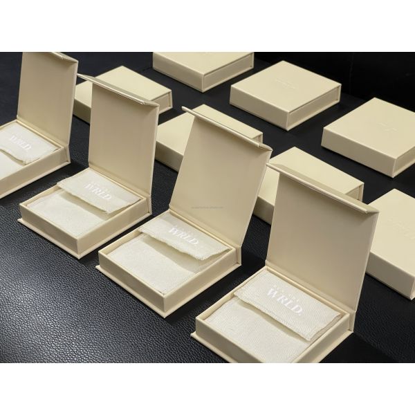 Customized Paper Magnet Jewelry Box and Pouches Perfect Packaging Solution