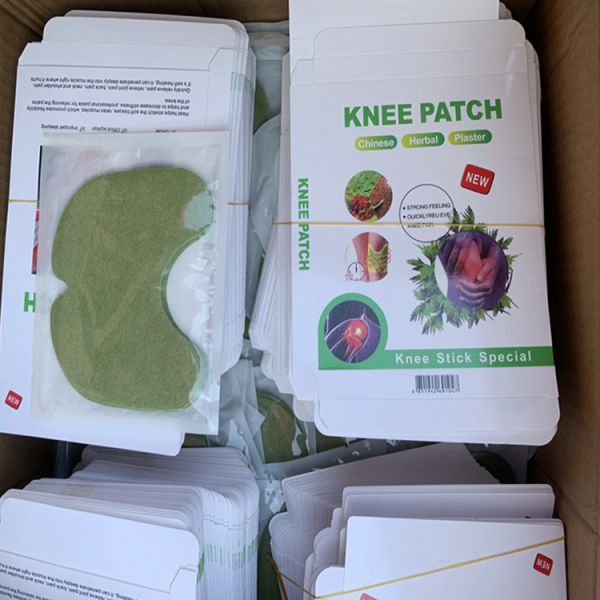 10pcs/box Natural Wormwood Herbal Knee Pain Relief Knee Patch for Herbal Plaster