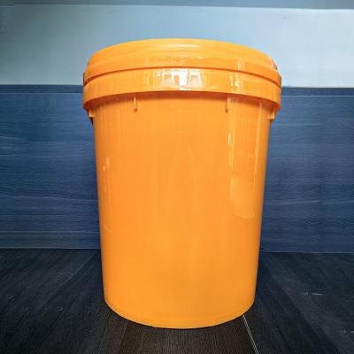 Customized Heat Transfer Printed 5 Gallon Plastic Buckets With Lids Silk Screen Printing