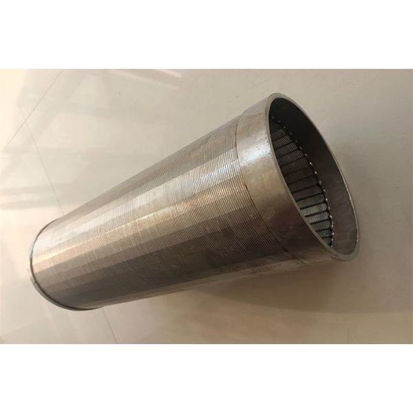 Tube d'écran de fil de cale de corrosion de tamis filtrant d'acier inoxydable de sable anti