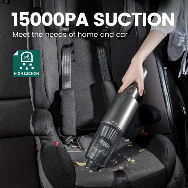 150W 15000PA 12V Cordless Handheld Small Wet and Dry Vacuum Cleaners with 12V Battery