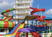 Espiral fechado personalizada FRP do tubo da corrediça de água da fibra de vidro do parque temático para o adulto