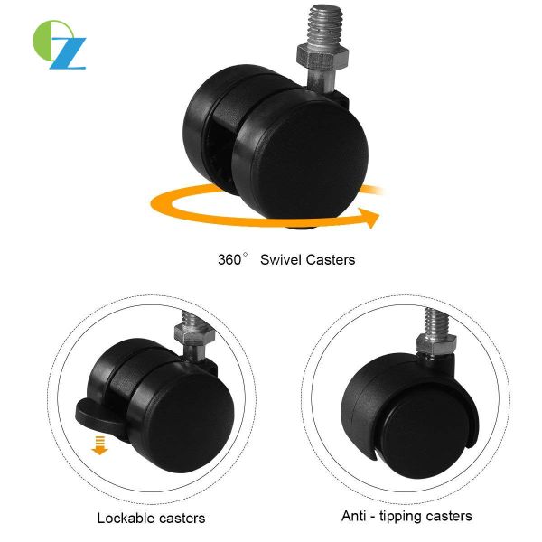 Шкаф постамента офиса стальной мобильный с ручкой шеи гусыни 3 ящиков