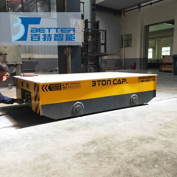 Steel 1-300 Ton Transfer Cart Kpw-30t Industrial Transfer Trolley