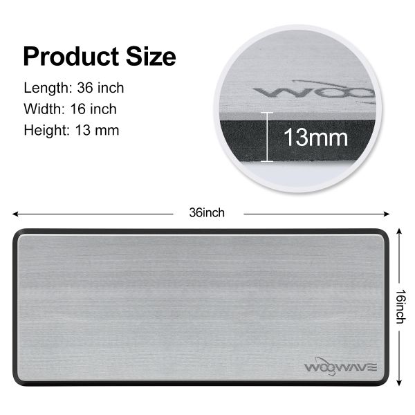 WOOWAVE EVA Boat Flooring Waterproof Station Pad for Customized Brush Grooved Surface