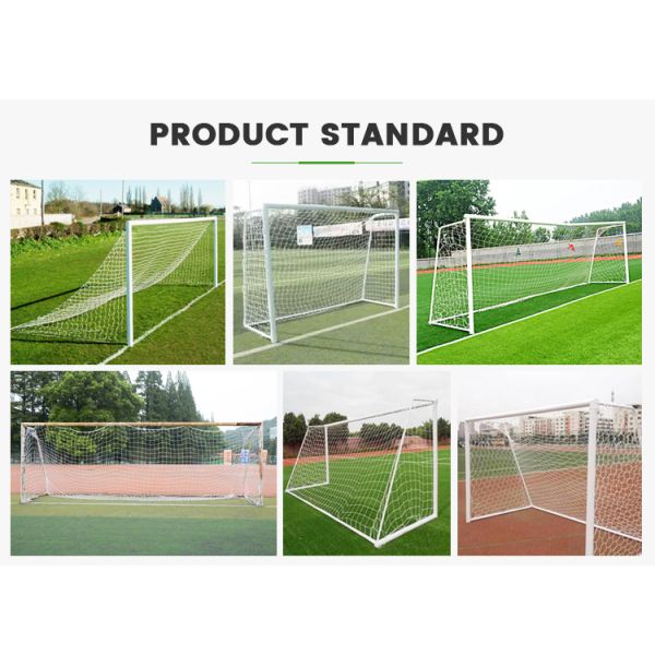 Portable Soccer Net Practice Goal Net 7 Person Standard Football Soccer Goal Post Net