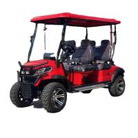 Custom Electric Golf Buggy 2 4 6 Seat Metal Steel Aluminum Alloy Hunting Car Club