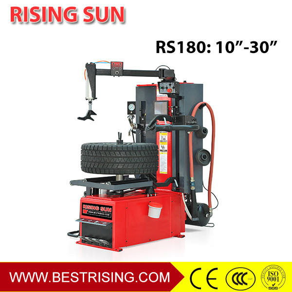 Full automatic touchless tire mounting machine