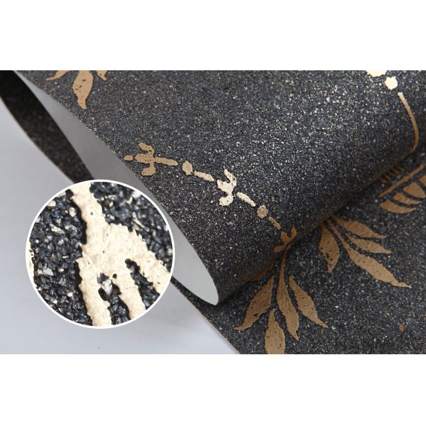 Room Interior Wallpaper Natural Fiber Material 0.53*10M Size HML8A013