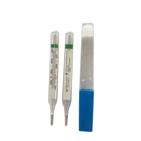 Customized Support CE Approved Mercury Free Glass Clinical Oral Armpit Medical Fever Thermometer for Baby and Adult