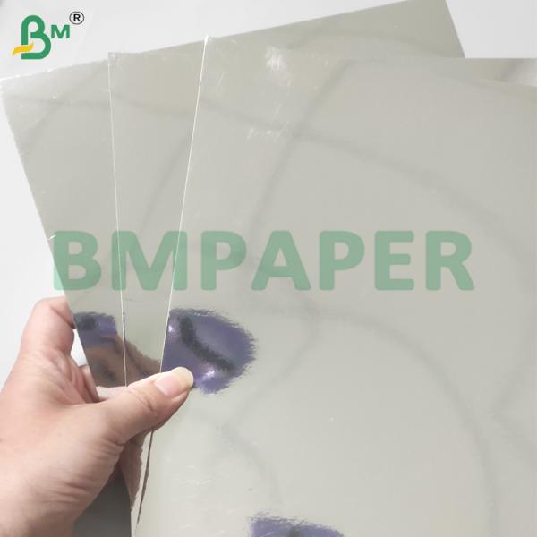 245gm feuilles de papier métallisé argenté laminé pour emballage de luxe
