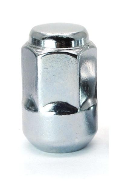 Silver Wheel Lug Nuts 2.3 Cm Width , Honda Accord Wheel Rims With Ball Seat