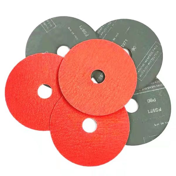 4inch 4.5inch 7inch Sanding Fiber Disc Polishing Pad Aluminum Oxide Sandpaper Disc