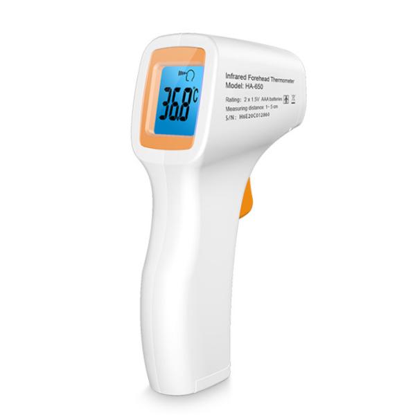 Medical Baby Infrared Forehead Thermometer 1 Second With 3 Back Light