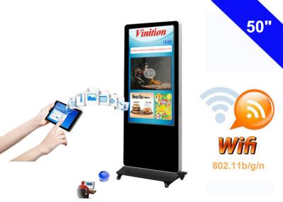 Free Standing WiFi Digital Signage kiosk LCD Advertising Media Monitor