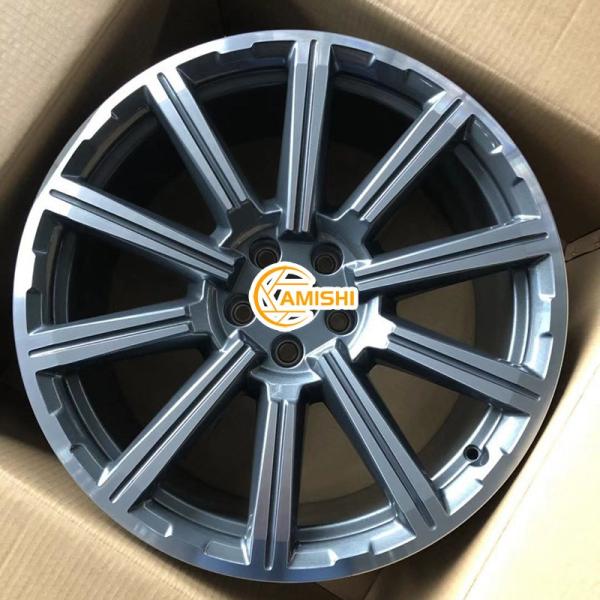 Grey Multi Spoke ET33 5x112 20 Inch Aluminum Alloy Rims Lightweight