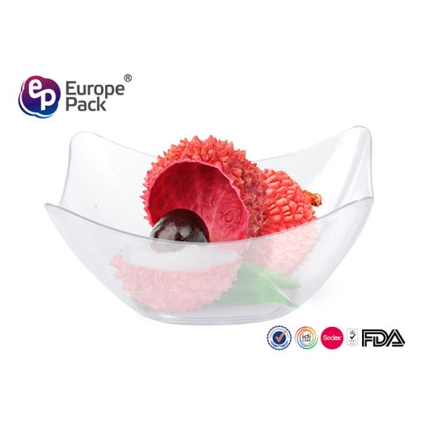 6.2 G Disposable Dessert Dishes Clear Disposable Bowls Freezable