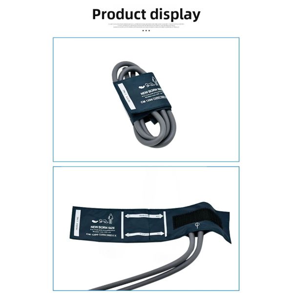 Dark Green Neonatal Size Reusable Bladderless Blood Pressure Cuffs 6 To 11cm Limb Cir Medical Consumables