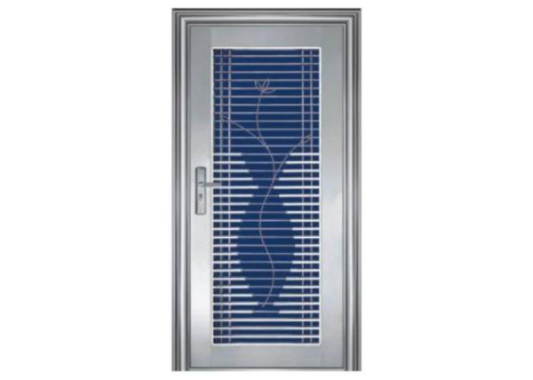Waterproof Stainless Steel Entrance Doors , Custom Stainless Steel Doors Not Easy Deformed