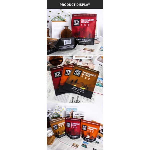 Customized Plastic Ziplock Bag Stand Up Packaging Bags For Dried Fruit