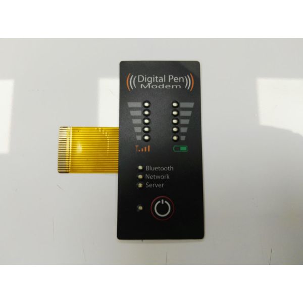 Thin Film FPC Single Touch Screen Membrane Switch Embrossed With LED Light Of Rich Color