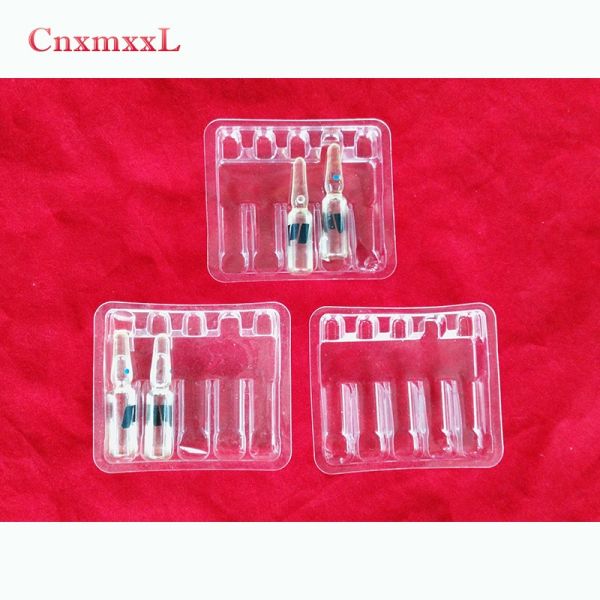 Продовольственная пластиковая пузырьная поднос ПП флаковый покрытый золотом серебряный медицинский упаковка коробка облицовка