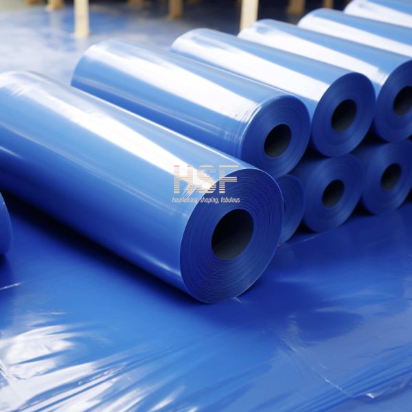 150 микронная летучая ингибиторная пленка для коррозии Прозрачная голубая растяжная пленка VCI