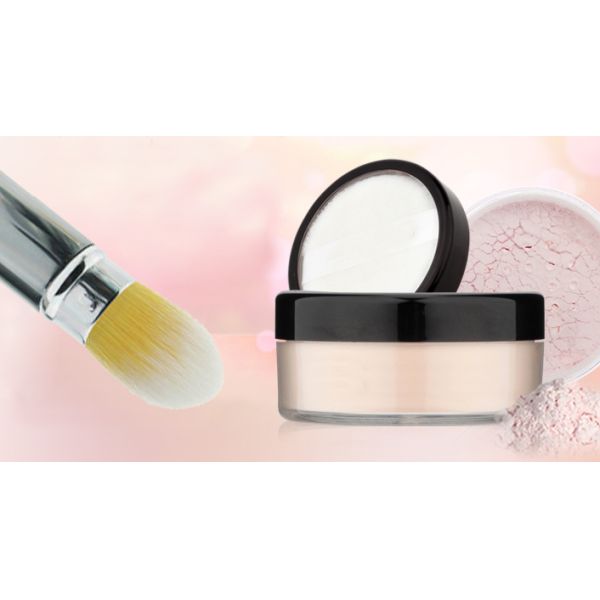 Flexible Nylon Hair Retractable Makeup Brush / Kabuki Blush Brush for Face