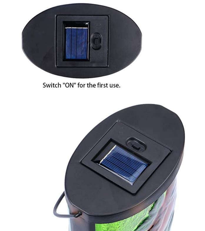 Waterproof 9.45 Inch 20leds LED Solar Hanging Lights