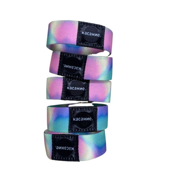 Программируемый эластичный RFID браслет NFC тканевой браслет RFID тканевой браслет