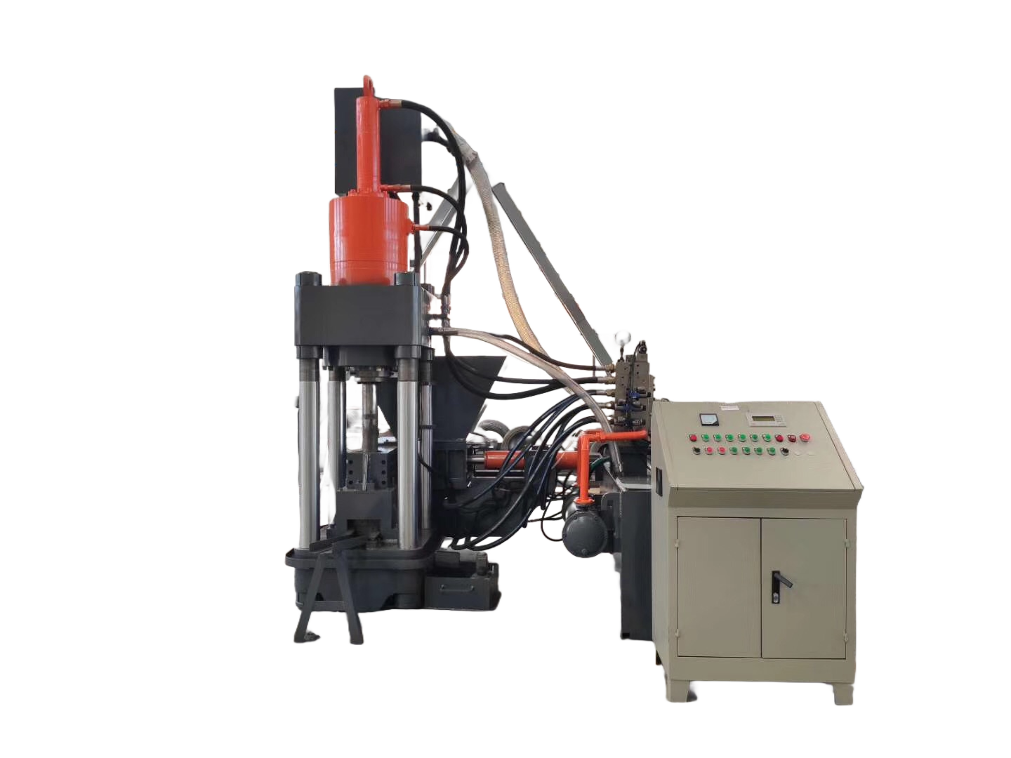 Briquette Size Φ125mm Metal Briquette Pressing Machine for Various Waste Metal Chips