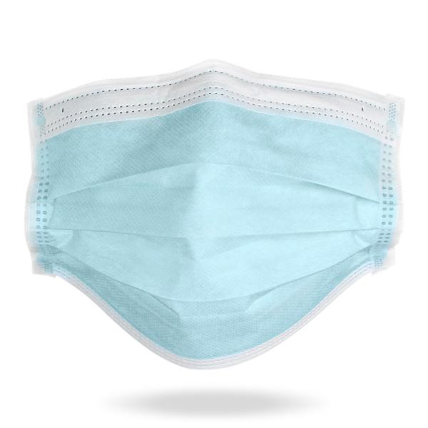 Disposable 3 Ply Non Woven Face Mask 17.5*9.5cm Size