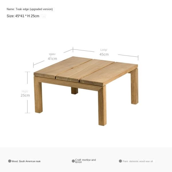 Customized Luxury Pool Teak Wood Lounge Chair With Wheels Lesiure Bed