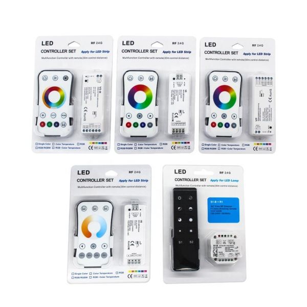 12V To 24V RF Wireless LED Light Controller 2.4GHz Rgb Rf Remote Control Switch