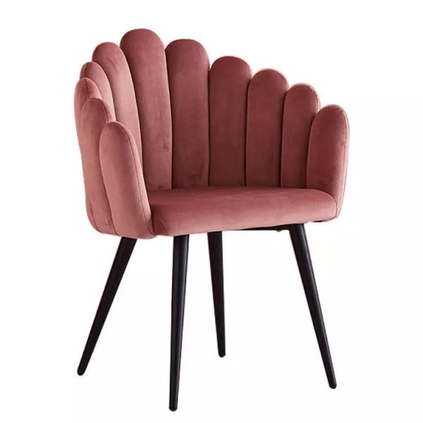 Ergonomically modern Padded Metal Dining Chairs