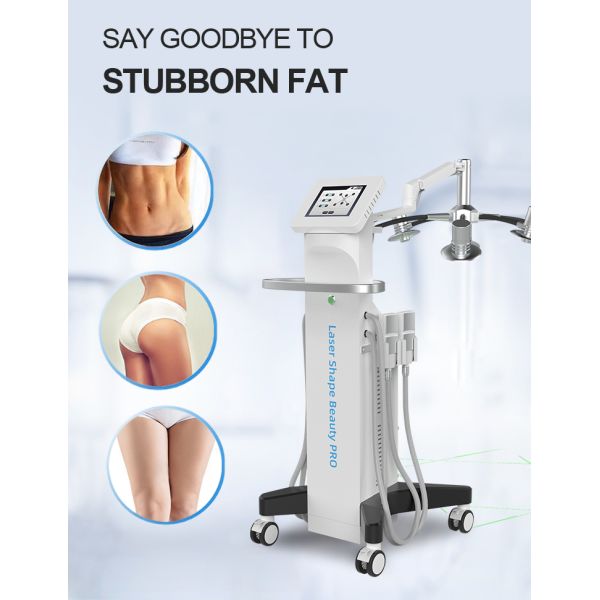 Fat Removal Non Invasive 8D Laser Therapy Machine Dual Wavelength 532nm 635nm Red And Green Light