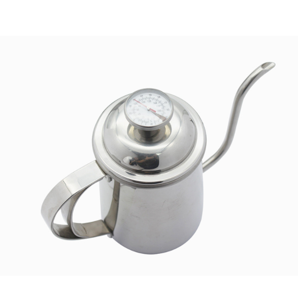 1L Morden Stainless Steel Coffee Pot Hand Drip Coffee Kettle  OEM Service