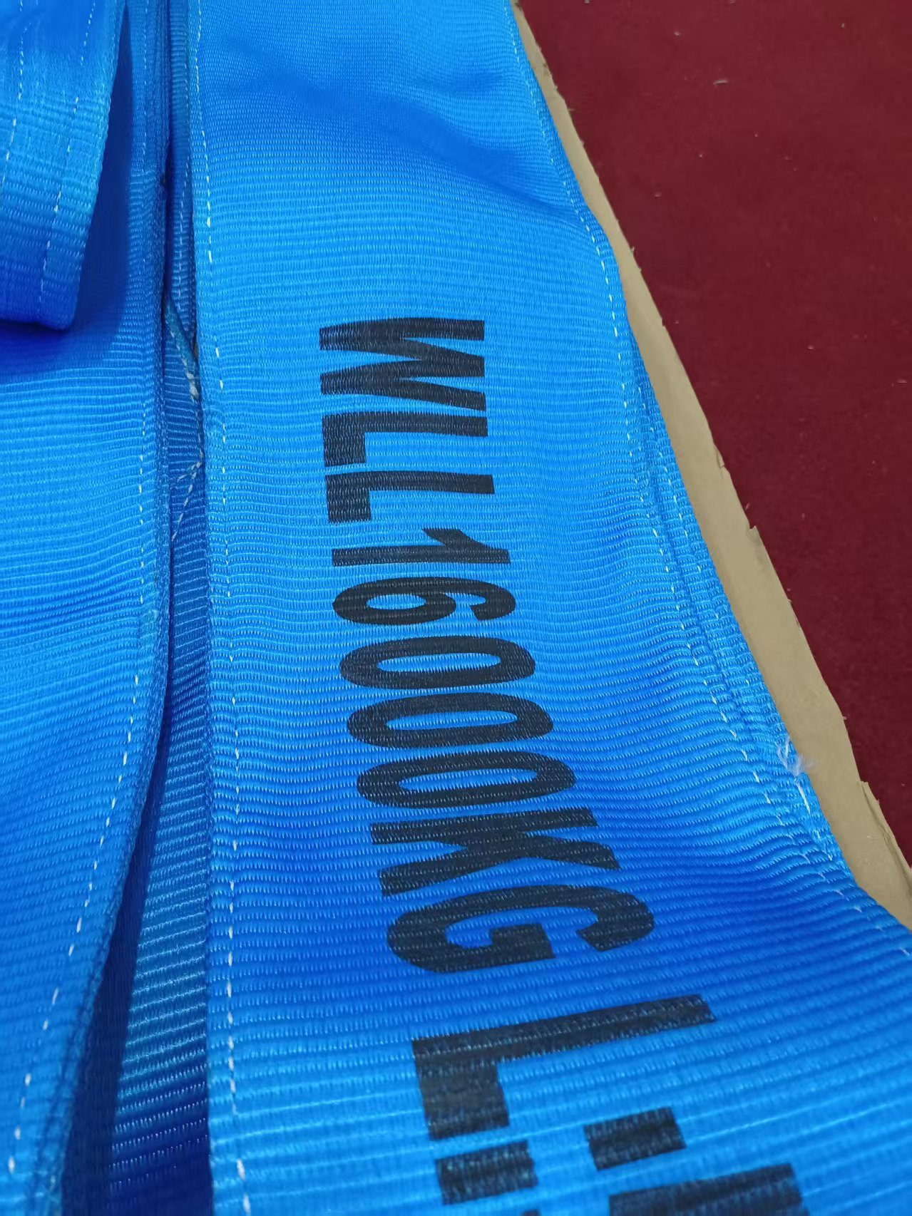 16 Ton Flat Webbing Sling | Double Eye & Customizable Colors