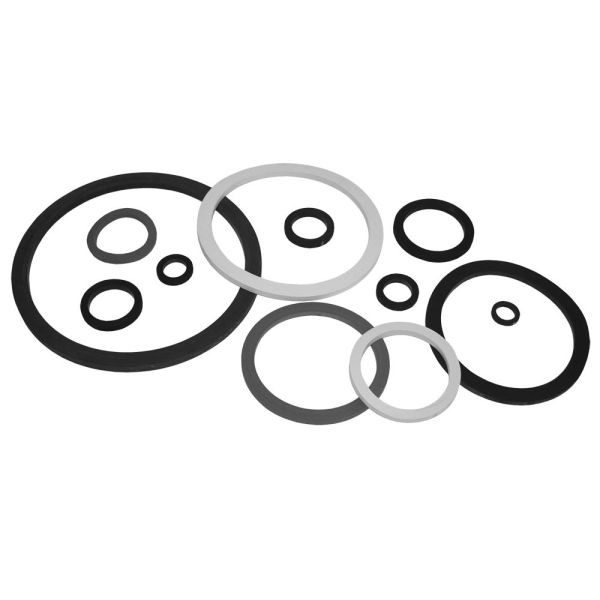Professional Sealing Custom Silicone Rings , Round Platinum Cured Silicone Gaskets