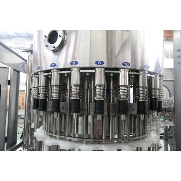 6000 BPH 3 In 1 Filling Machine , Pet Bottle Filling And Capping Machine