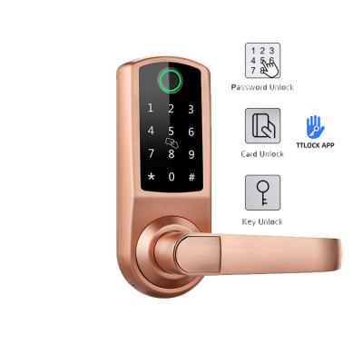 Espessura biométrica da fechadura da porta 120mm da impressão digital do teclado numérico com App